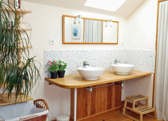 Salle de bain commune