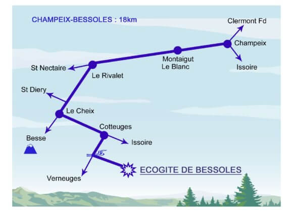 Petit plan pour arriver à notre écogîte